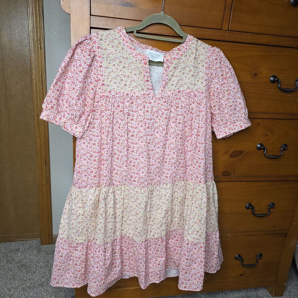 Tuckernuck Hyacinth House Floral Dress Size Small Pink Cottagecore A Line